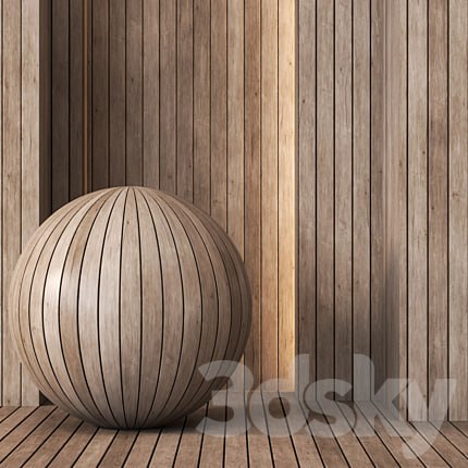 2 Plank Wood Texture - 4K - Seamless