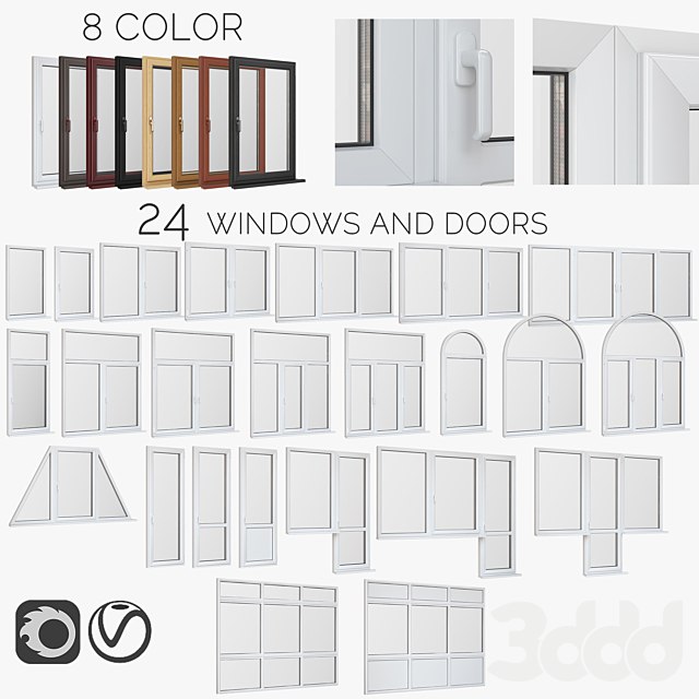 Windows, PVC doors