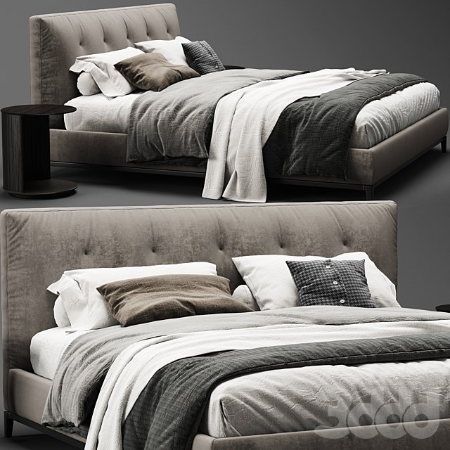 Minotti andersen quilt bed