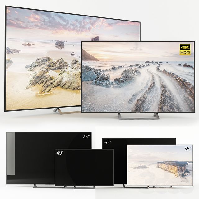 Sony KD TVs (4 pcs.)