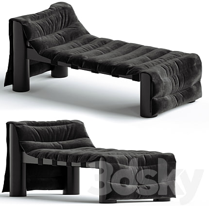 Black Bull Denim Daybed
