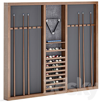 Billiard Wall Rack