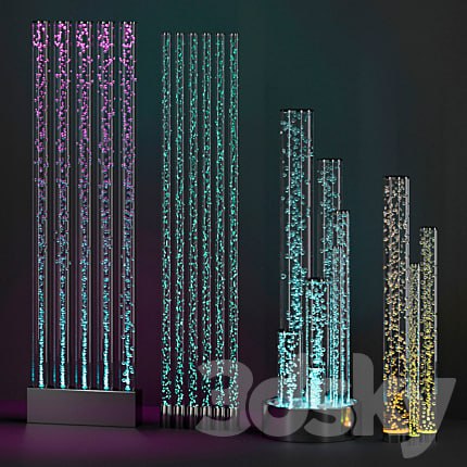 Bubble columns and colonnades