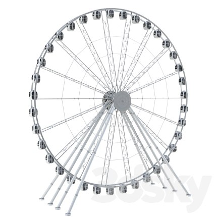 Ferris wheel 55 meters