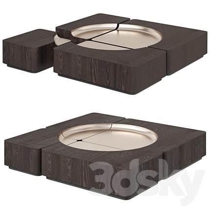 Bas Relief Coffee Table by A&B Living