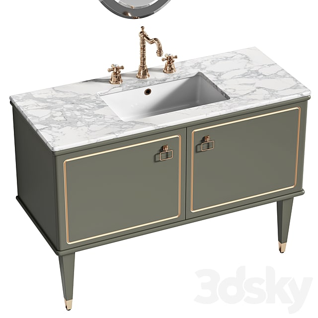 MIA ITALIA collection TORINO washbasin set.4