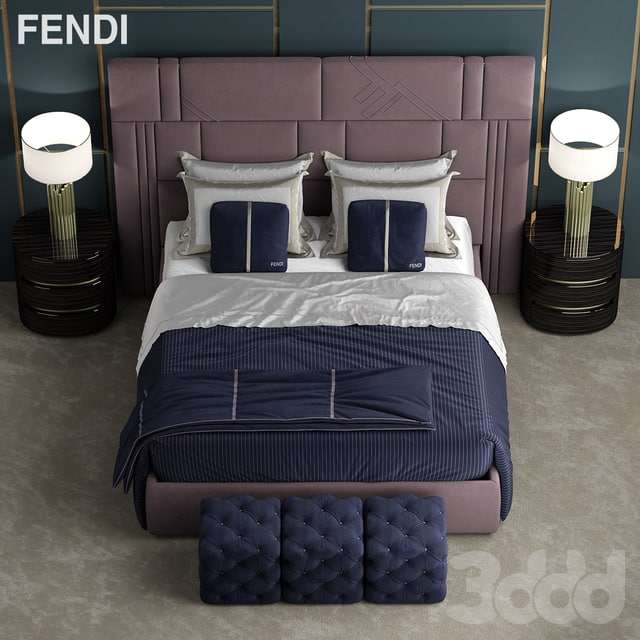 Кровать fendi Nabucco Bed
