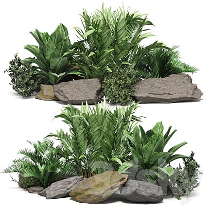 Stone + Bush Pack 14