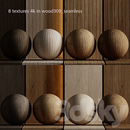 8 textures 4k wood309_seamless