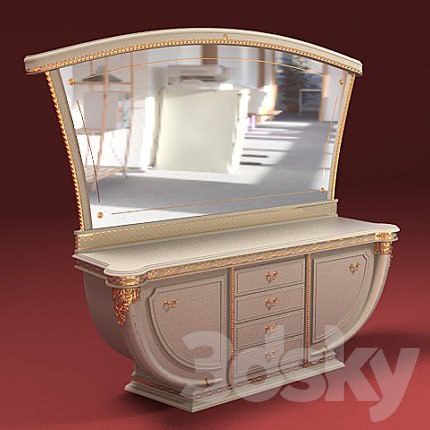 chest of drawers and mirror factories Vidal grau