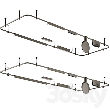 track system centersvet Aurom black Line Line Spot X Karim Rashid