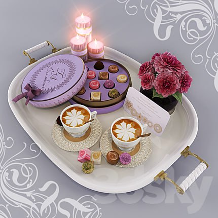 Breakfast in bed & Good morning, my love