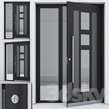 Aluminum door 135