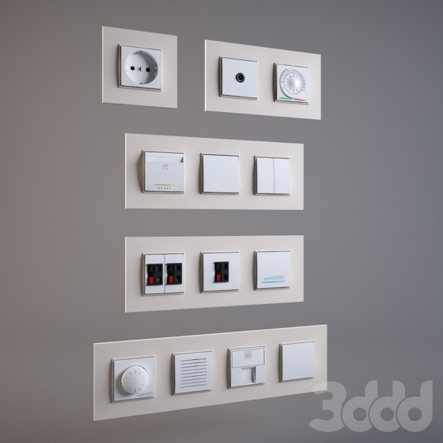 Sockets Schneider Electric, Unica Quadro