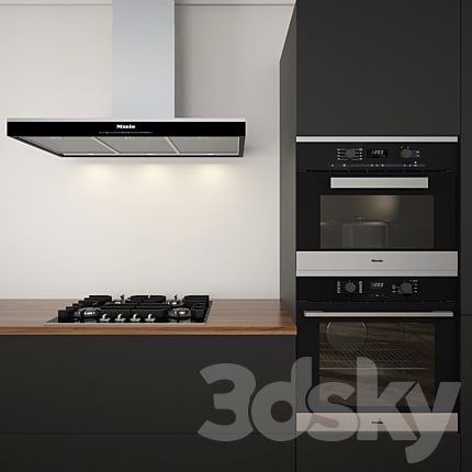 A set of kitchen appliances Miele