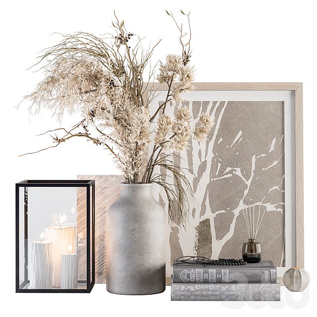 Decorative Set with Bouquet - Set 62