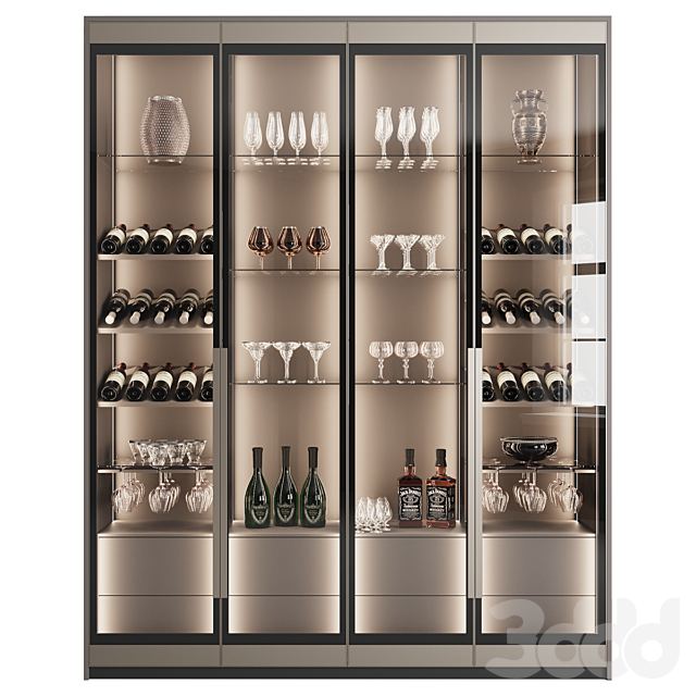 Сupboard with dishes My Design №16