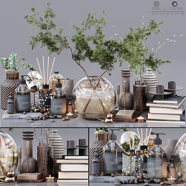 Bathroom Decor Set 06