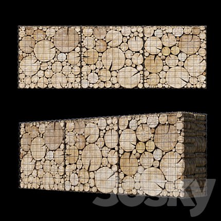 Wooden gabion 6