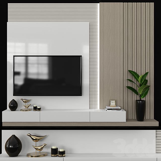 Modern TV Wall set64