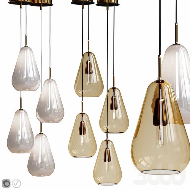 Nuura Anoli medium 1 gold and white shade