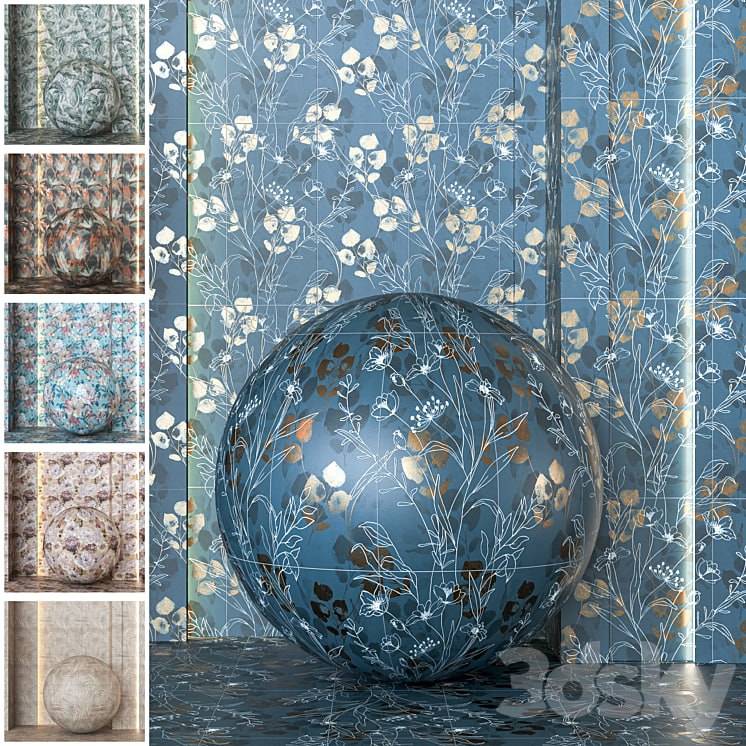 6 in 1 4K Italon Boutique Pack Textures & Materials - Seamless - Vol 1