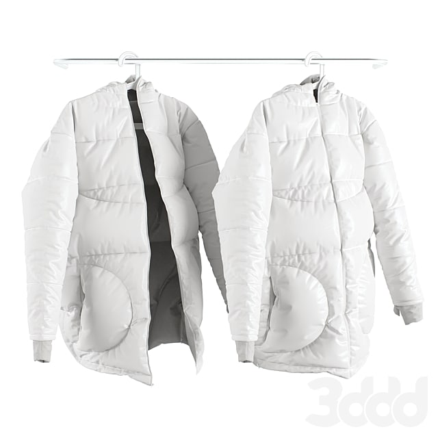 Winter jacket SONDR on a hanger