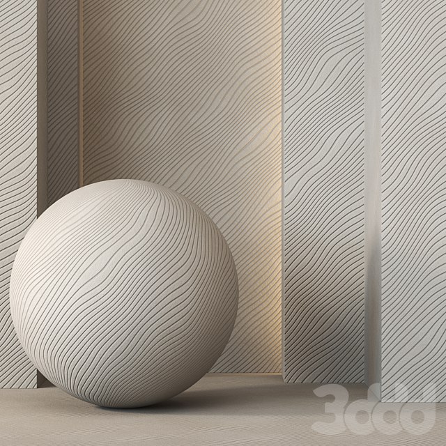 Decorative Plaster wall Texture - 4K - Seamless