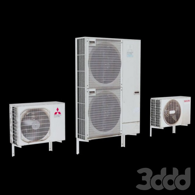 Outdoor units of air conditioners
