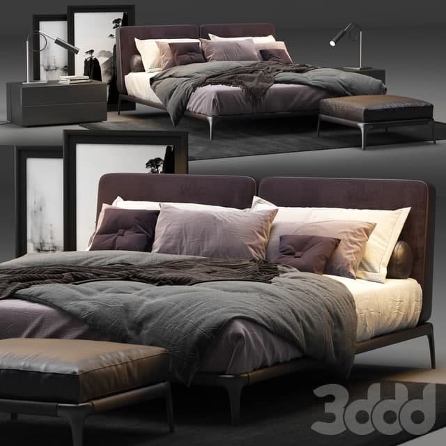 Poliform Park Uno Bed