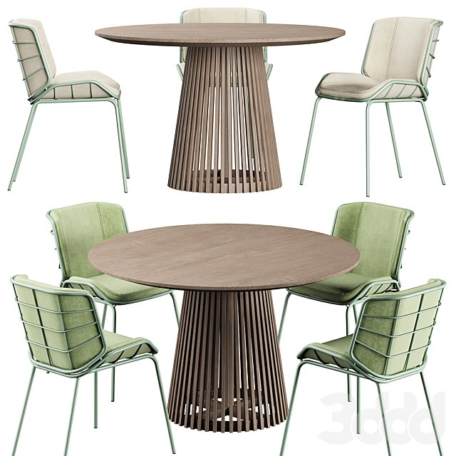 Irune Ola Forma Table Traba GIACOMO CATTANI chair