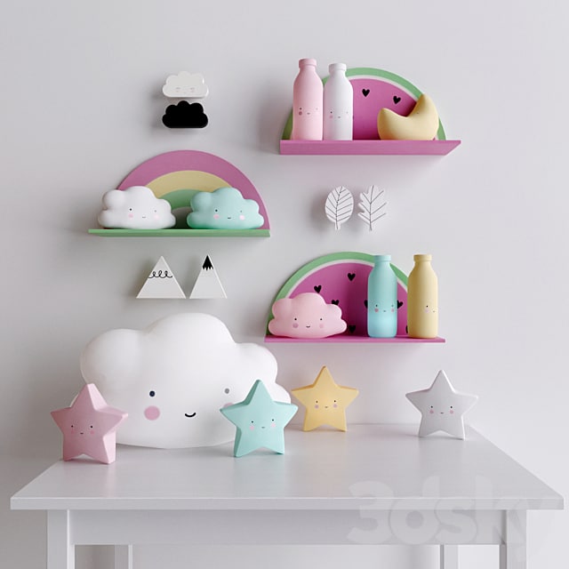 Decorative set for 1 child