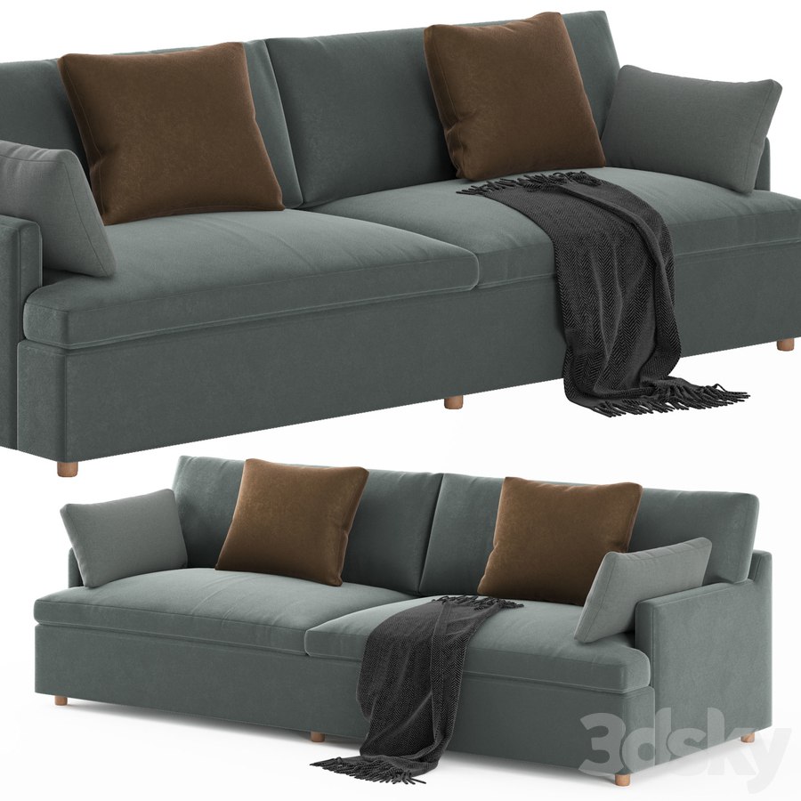 RH Cloud Track Arm Sofa