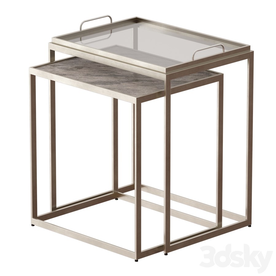 Saylor Nesting End Tables (Crate and Barrel) , &, barrel ,