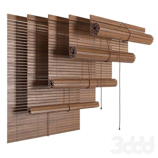 Wood Roller Blind