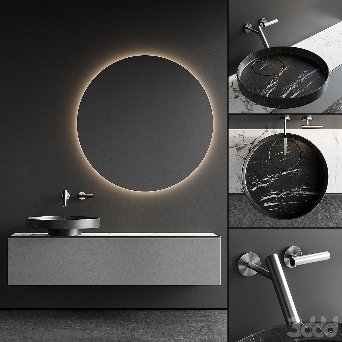 Falper Eccentrico Vanity Unit Set 1