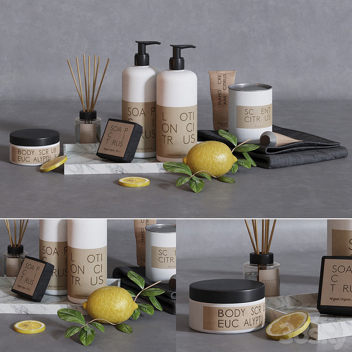 Granit skincare bath set
