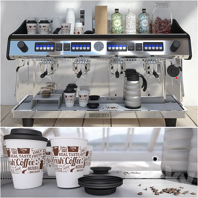 Expobar 4 Group Megacrem Coffee Machine