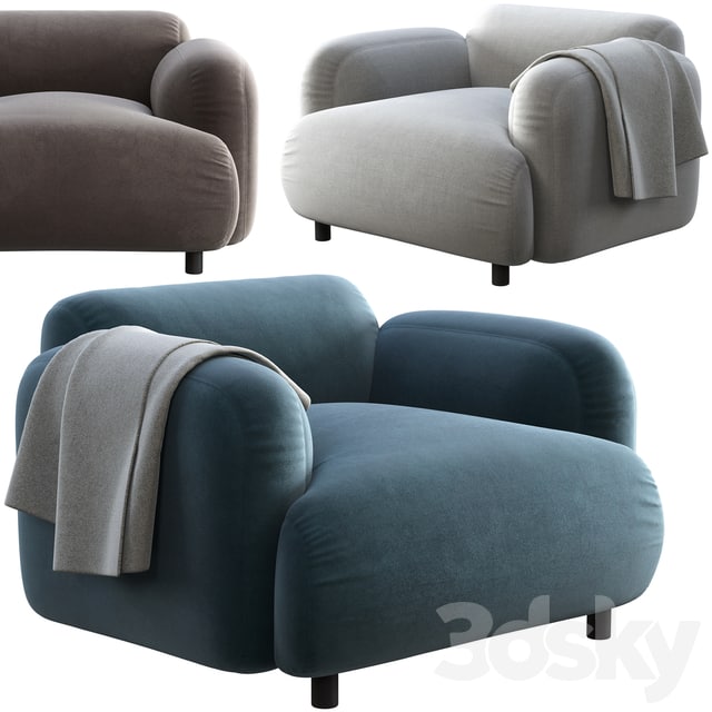 ( Wooddi swell armchair )