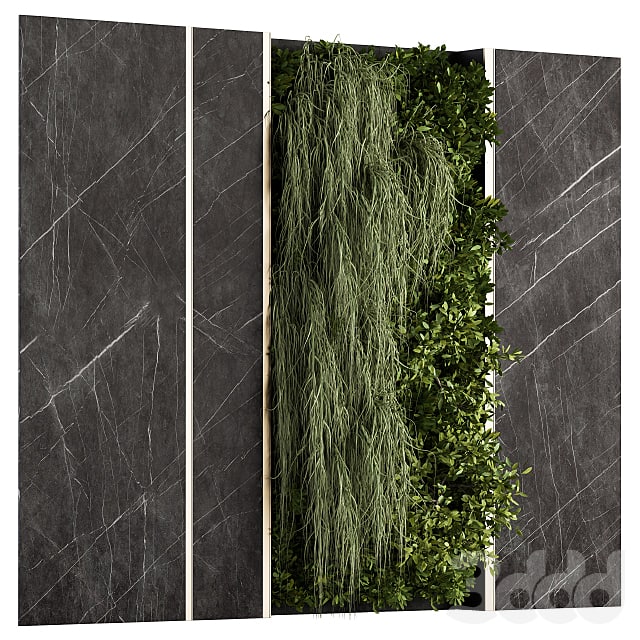 ( Vertical Garden Stone Wall and Metal Frame - Wall Decor 29 )