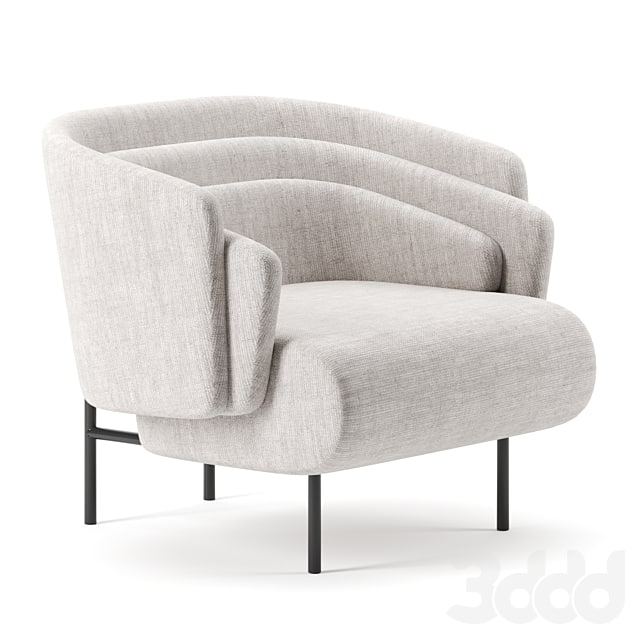 HUG armchair by Christophe Delcourt