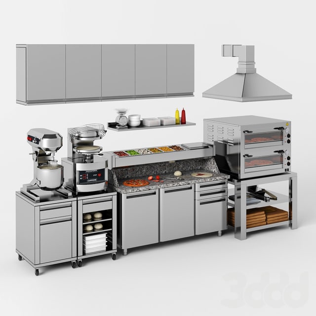 Equipment for pizzeria