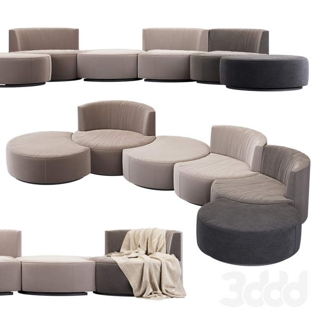Modular sofa Mussi Italy Sedutalonga