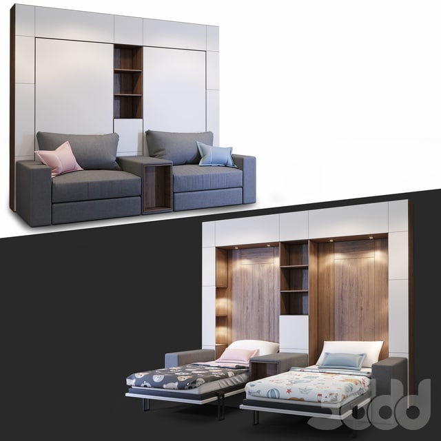 Мебель трансформер Olissys Dual Kids