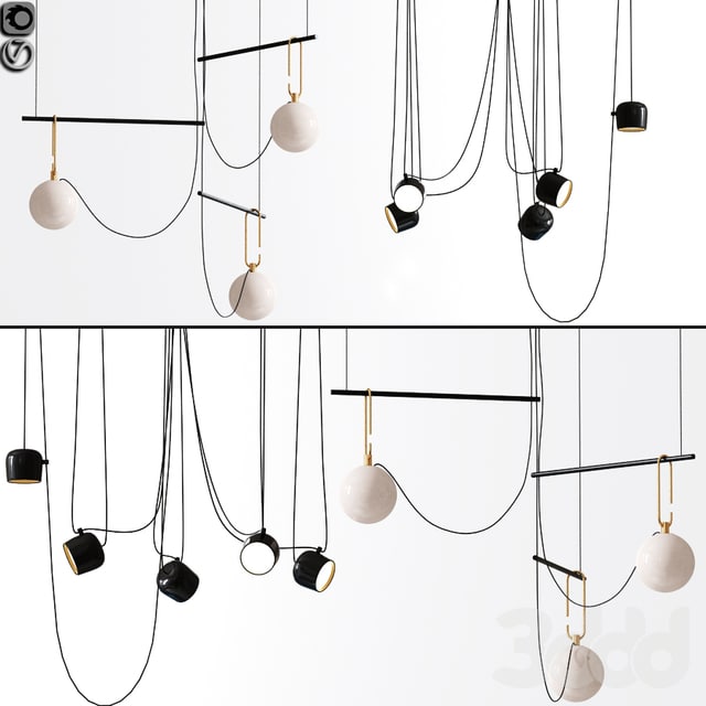 Flos Aim And Ceiling Light Pendant