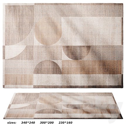 Deco - Beige Rug by RUGVISTA