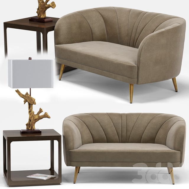 Leone, Saltaire Lamp, Robin Cube End Table , , , , , , ,