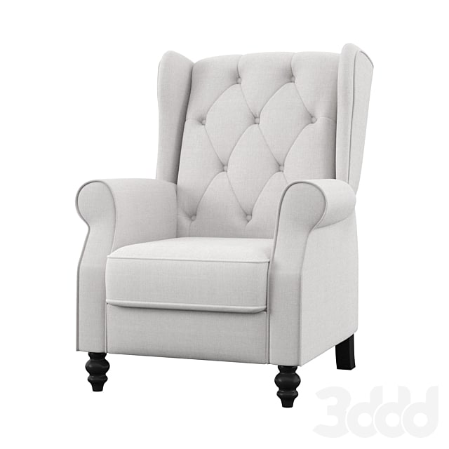 Reardon Pushback Fabric Manual Recliner