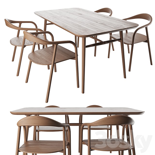 Table Typhoon with chairs Bio Bio