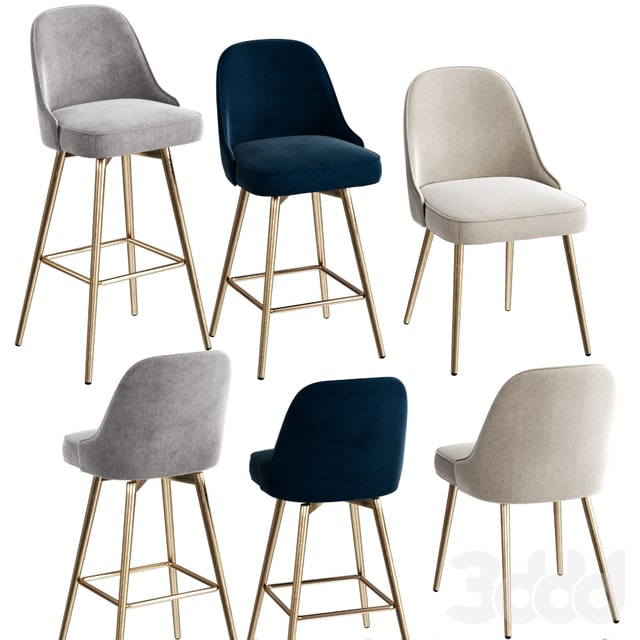 WEST ELM Mid-Century Velvet set